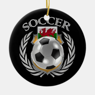 Wales Soccer 2016 Fan Gear Keramisch Ornament