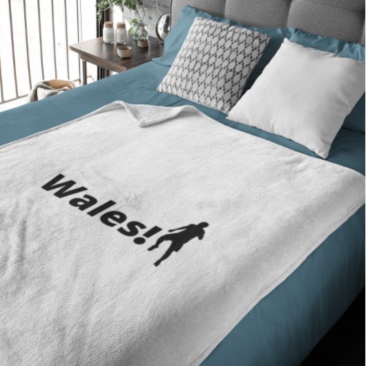 Wales Soccer Fleece Deken