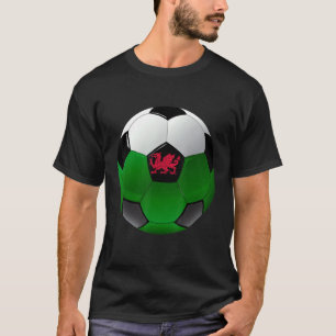 Wales Soccer Football Flag Boys Kinder Girls T-shirt