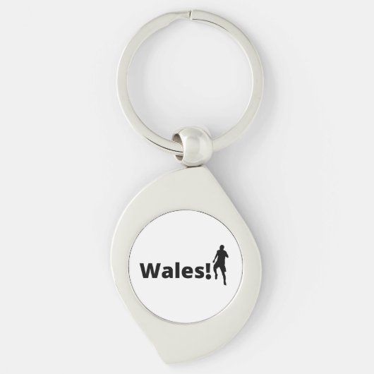 Wales Soccer Sleutelhanger (Voorkant)
