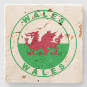 Wales Stenen Onderzetter (Voorkant)