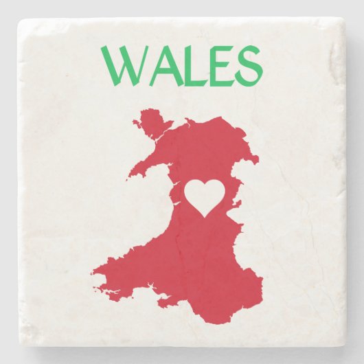 Wales Stenen Onderzetter (Voorkant)
