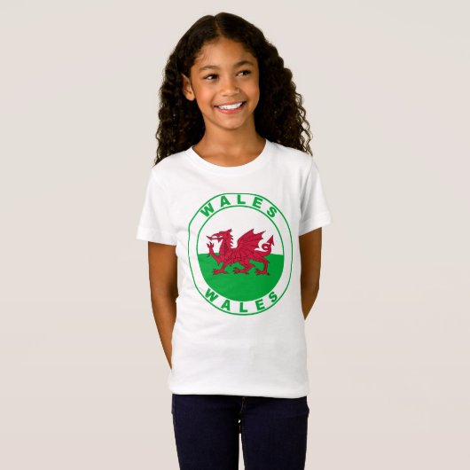 Wales T-shirt (Voorkant volledig)