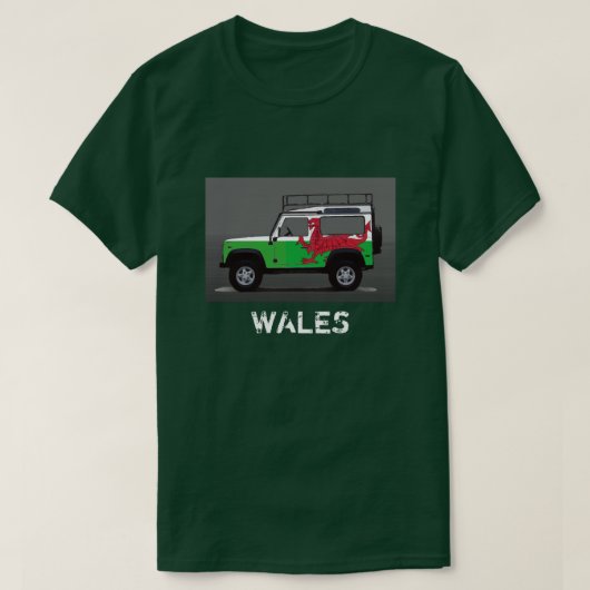 WALES T-SHIRT (Design voorkant)