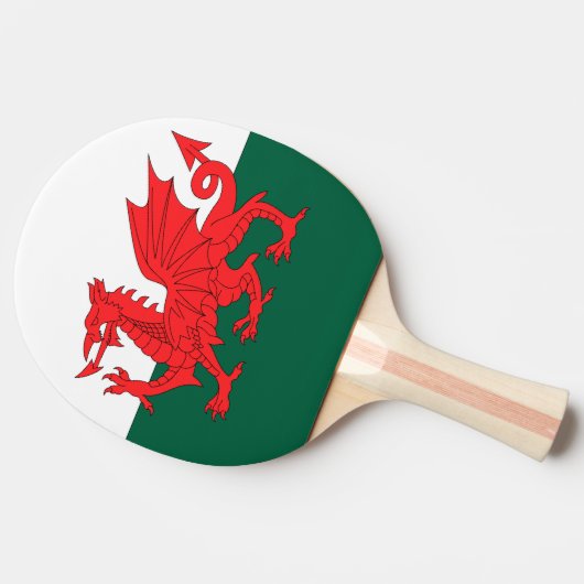 Wales Tafeltennisbatje (Zijkant)
