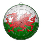 Wales Theme Dartboard Dartbord (Voorkant)