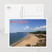 Wales - Three Cliffs Bay Briefkaart (Voorkant / Achterkant)