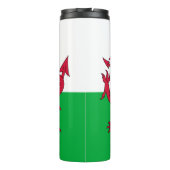 Wales Travel Mug, Cymru Dragon, Welsh Flag Thermosbeker (Achterkant)
