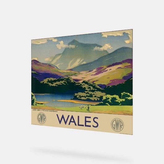 Wales Travel Poster (Hoek)