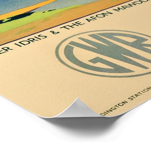 Wales travel poster (Hoek)