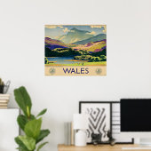 Wales travel poster (Thuiskantoor)