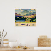 Wales travel poster (Keuken)
