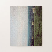 Wales  Uitzicht Landscape Sheep Welsh Horizon Legpuzzel (Verticaal)