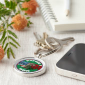 Wales USA Friendship Keyring Sleutelhanger (Zijkant)