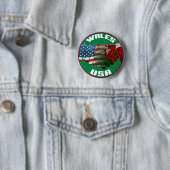 Wales USA Handshake Button (In situ)