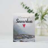 Wales Verkochte Snowdon Landscape Welsh Stream Briefkaart (Staand voorkant)