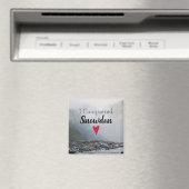 Wales veroverde Snowdon Landscape Welsh Stream Magneet (Insitu (Vaatwasser))