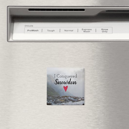 Wales veroverde Snowdon Landscape Welsh Stream Magneet (Insitu (Vaatwasser))