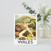 Wales vintage-Briefkaart Briefkaart (Staand voorkant)