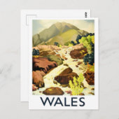 Wales vintage-Briefkaart Briefkaart (Voorkant / Achterkant)