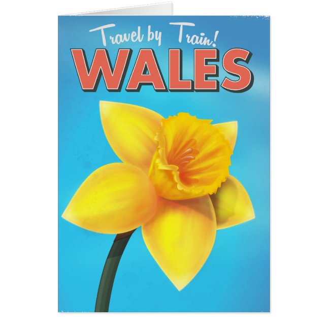 Wales vintage-poster (Voorkant)