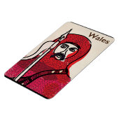 Wales vintage-poster magneet (Linkerzijde)