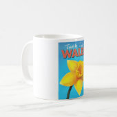 Wales vintage reisposter koffiemok (Voorkant links)