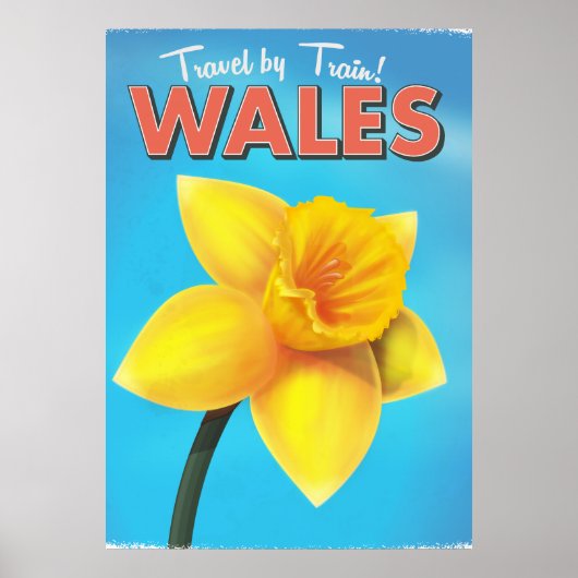 Wales vintage reisposter poster (Voorkant)