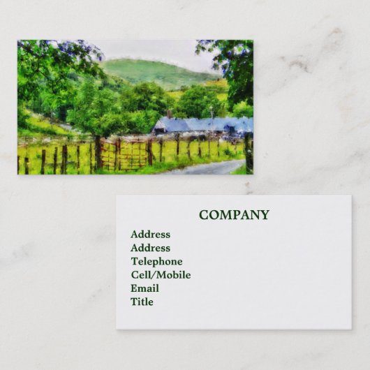 WALES VISITEKAARTJE (Voorkant / Achterkant)