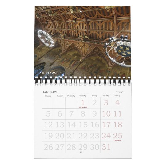 Wales, VK. Kalender 2024