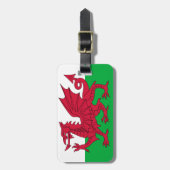 Wales vlag bagagelabel (Voorkant verticaal)