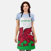 Wales vlag Dragon England British Red Cardiff Schort (Gedragen)