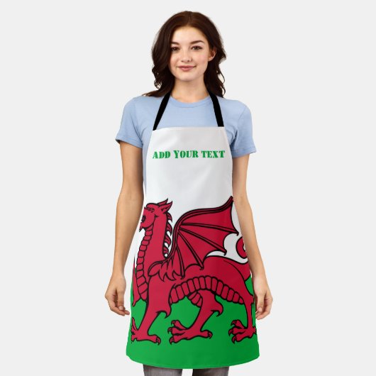 Wales vlag Dragon England British Red Cardiff Schort (Gedragen)