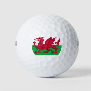 wales vlag golfballen
