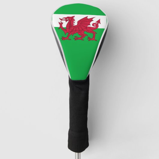 wales vlag golfheadcover (Voorkant)