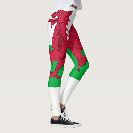 Wales vlag leggings (Rechts)