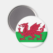 wales vlag magneet (Voorkant / Achterkant)