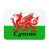 Wales Vlag Magneet (Horizontaal)