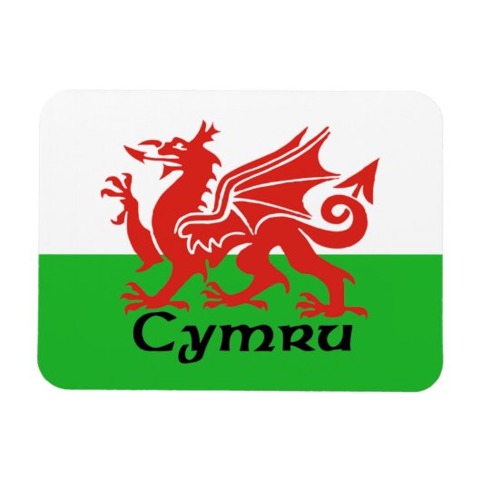 Wales Vlag Magneet (Horizontaal)