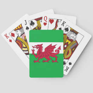 wales vlag pokerkaarten