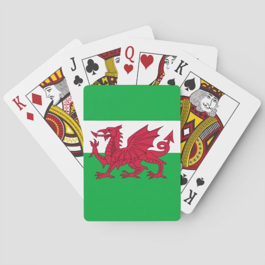 wales vlag pokerkaarten (Achterkant)