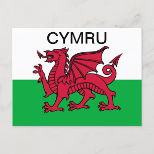 Wales Vlag Rode draak Cymru Sports Welsh kaart