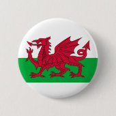 wales vlag ronde button 5,7 cm (Voorkant)