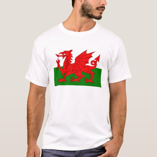 Wales vlag T-shirt (Voorkant)