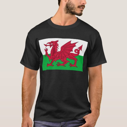 wales vlag t-shirt (Voorkant)