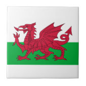 wales vlag tegeltje (Voorkant)