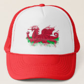 Wales vlag trucker pet (Voorkant)
