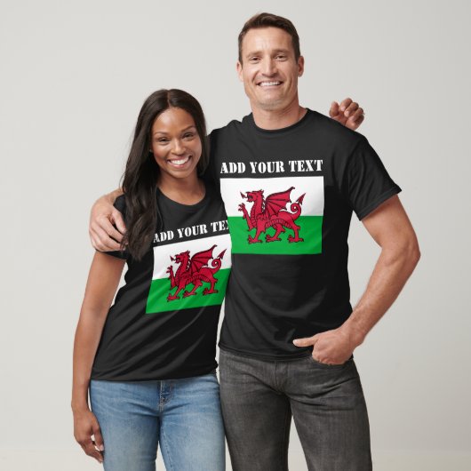 Wales Vlag Voetbal cymru rode draak Welsh patriott T-shirt (Unisex)