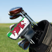 Wales Vlag Welsh Football Voetbal Patriottisch Rei Golfheadcover (Insitu)