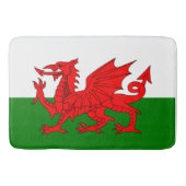 Wales vlag Welsh red dragon Badmat (Voorkant)
